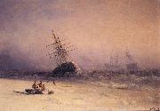 Ivan Aivazovsky Shipwreck on the Black Sea France oil painting artist